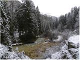 Pri Rosu - The Lower Peričnik waterfall